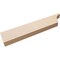 Ekena Millwork 2in. W x 6in. H x 28in. L Moab Woodgrain TimberThane Rafter Tail, Primed Tan RFTUR02X06X28MOARCPR - alternate 3